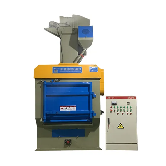 Q328 Serie Forging Parts Surface Cleaning Rust Removal Rubber Belt Crawler Sand Shot Blasting Cleaning Machine Equipment